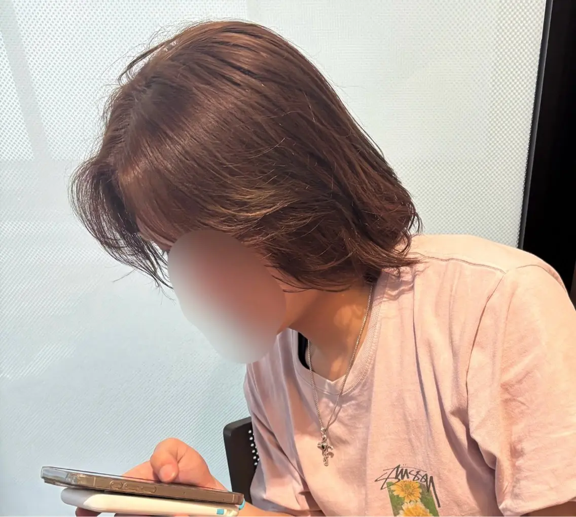 ミディアム カラー ヘアカラー estr_ Haruのヘアスタイル