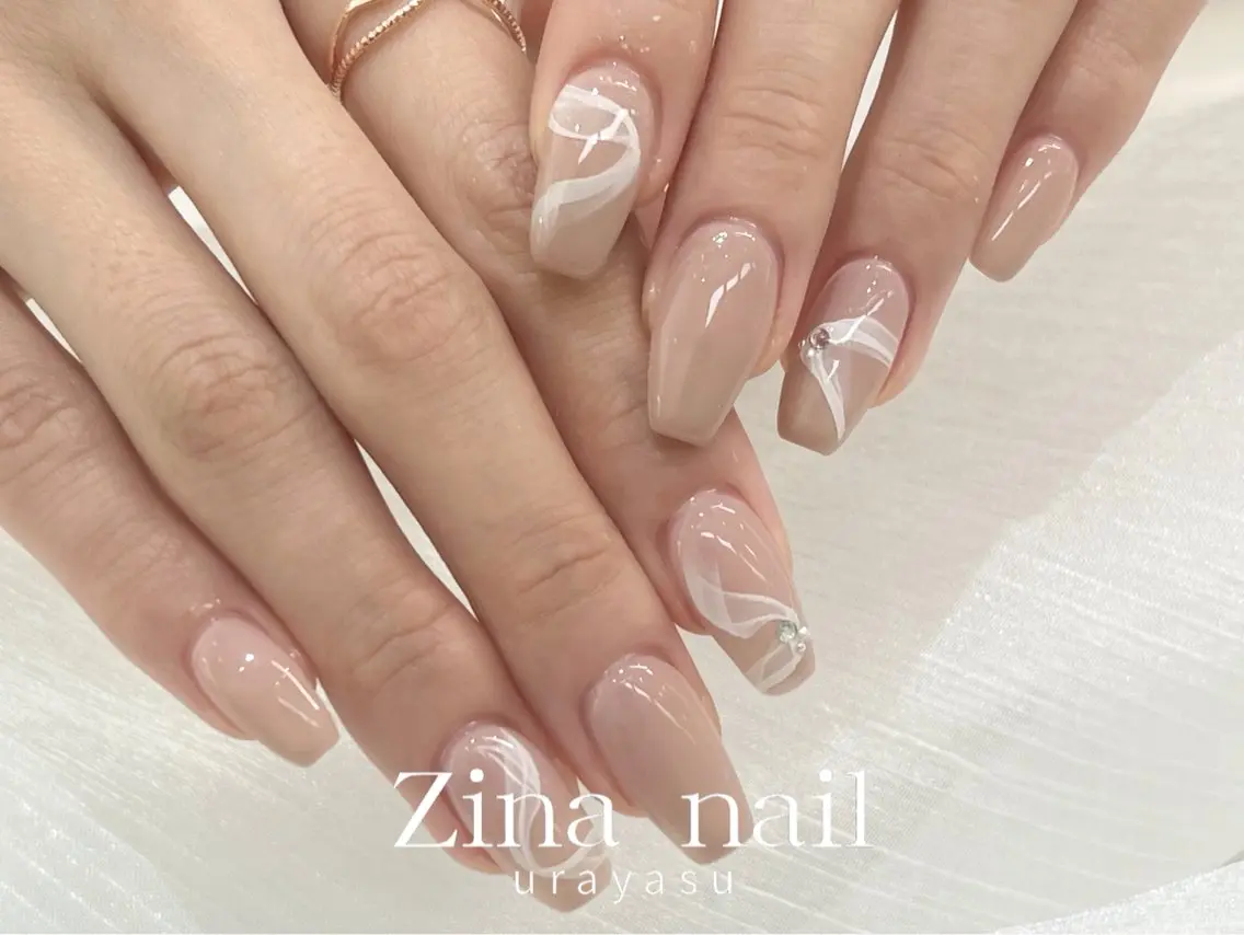 ネイル ハンドネイル Rin🫧Zina nail浦安のネイルデザイン