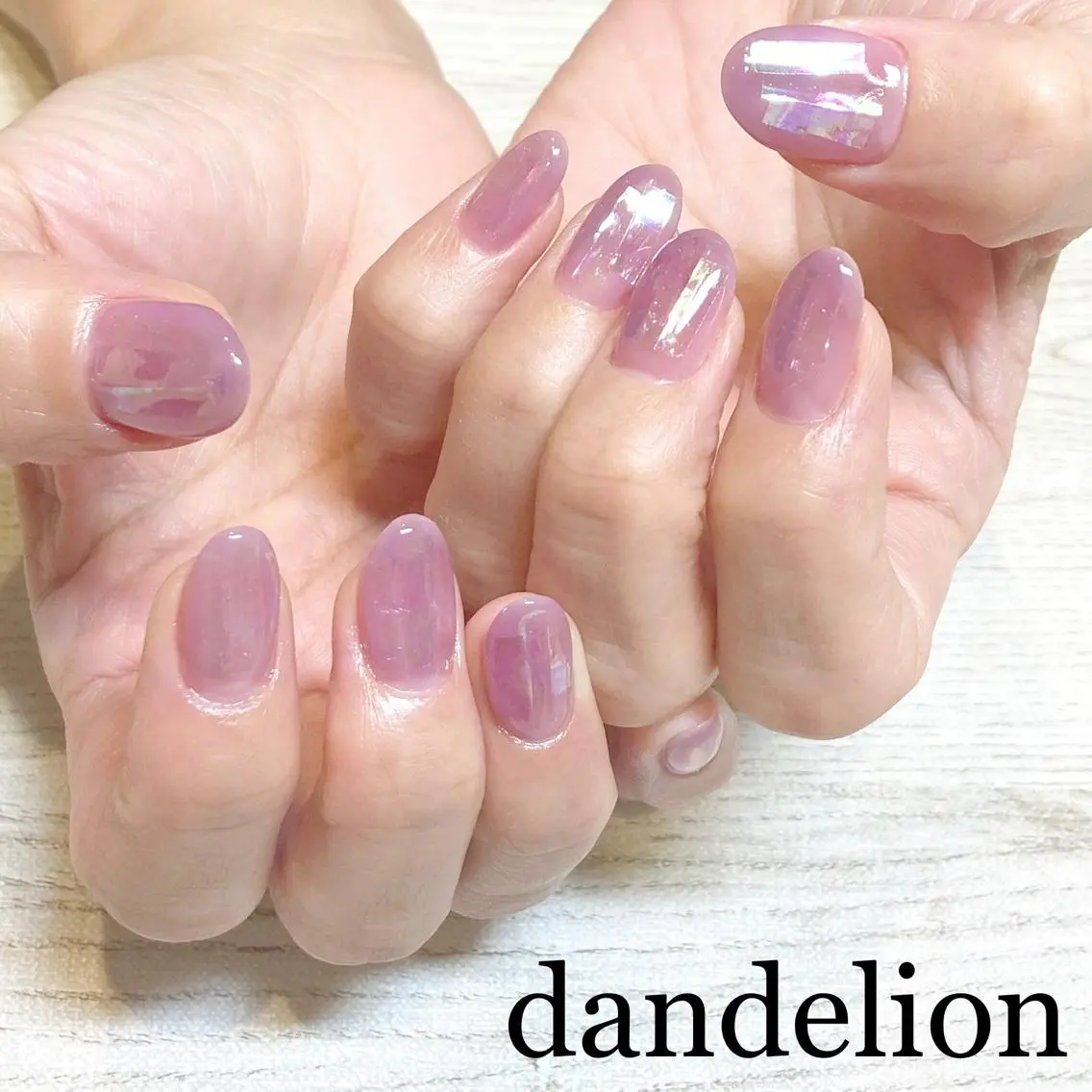 ネイル ハンドネイル ハンドケア dandelion ダンデライオンのネイルデザイン