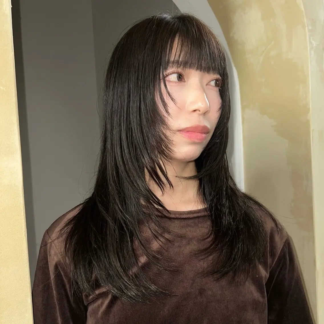 ロング カット ［　］shiro hikariのヘアスタイル