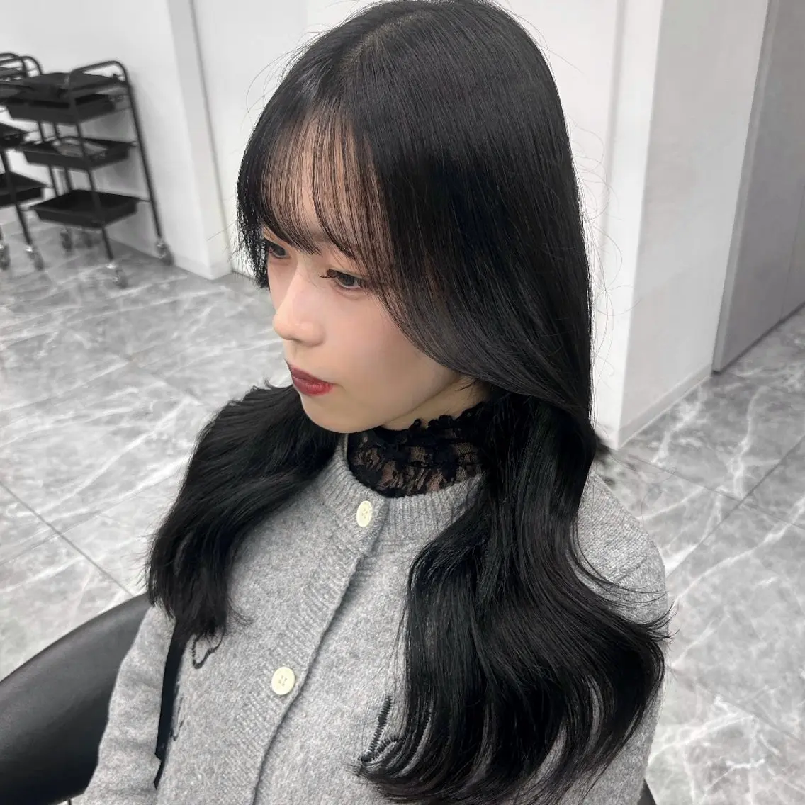 ロング カラー y u i ★ 梅田美容室のヘアスタイル