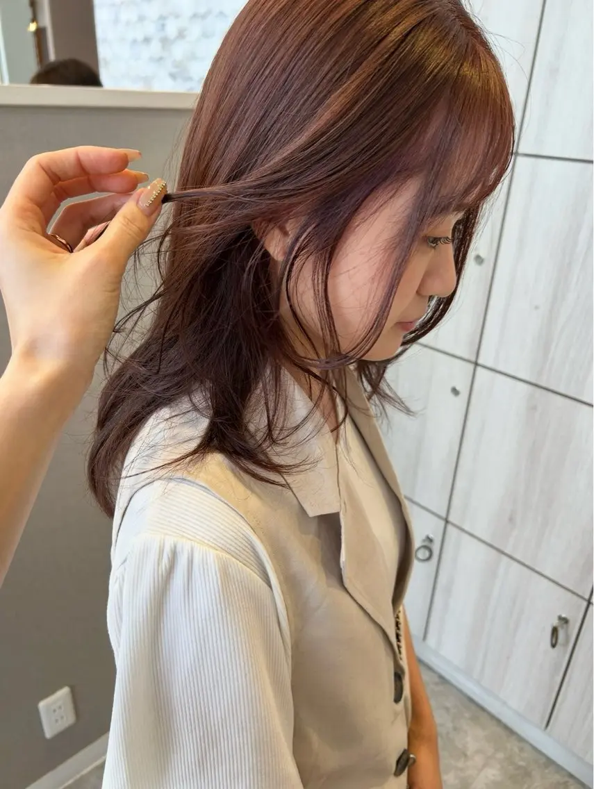 ロング カラー ヘアカラー emusalon . Akika✮*。゚のヘアスタイル