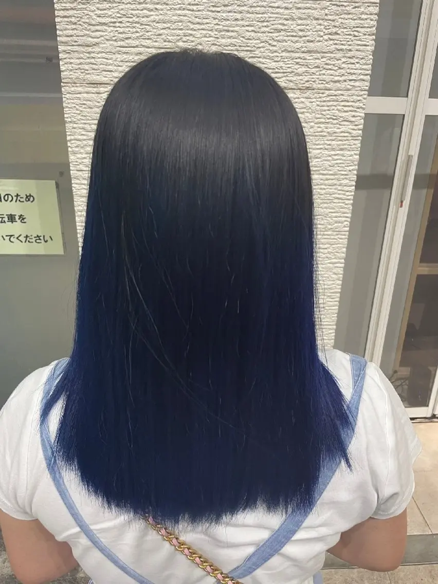カラー セミロング グラデーションカラー ハイライトカラー ハイライト ヘアカラー トリートメント 透明感カラー/ 髪質改善縮毛 石田のヘアスタイル