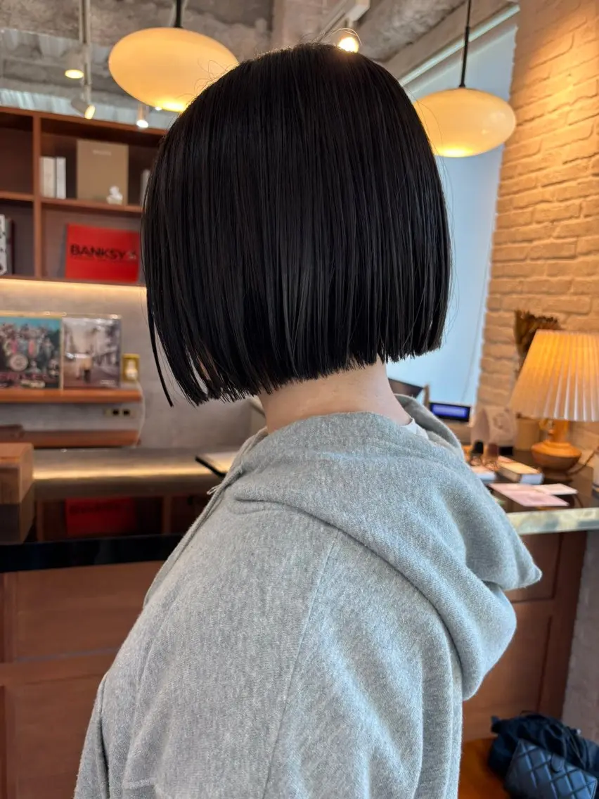 ショート ボブ カット トリートメント 柳坪 まなのヘアスタイル