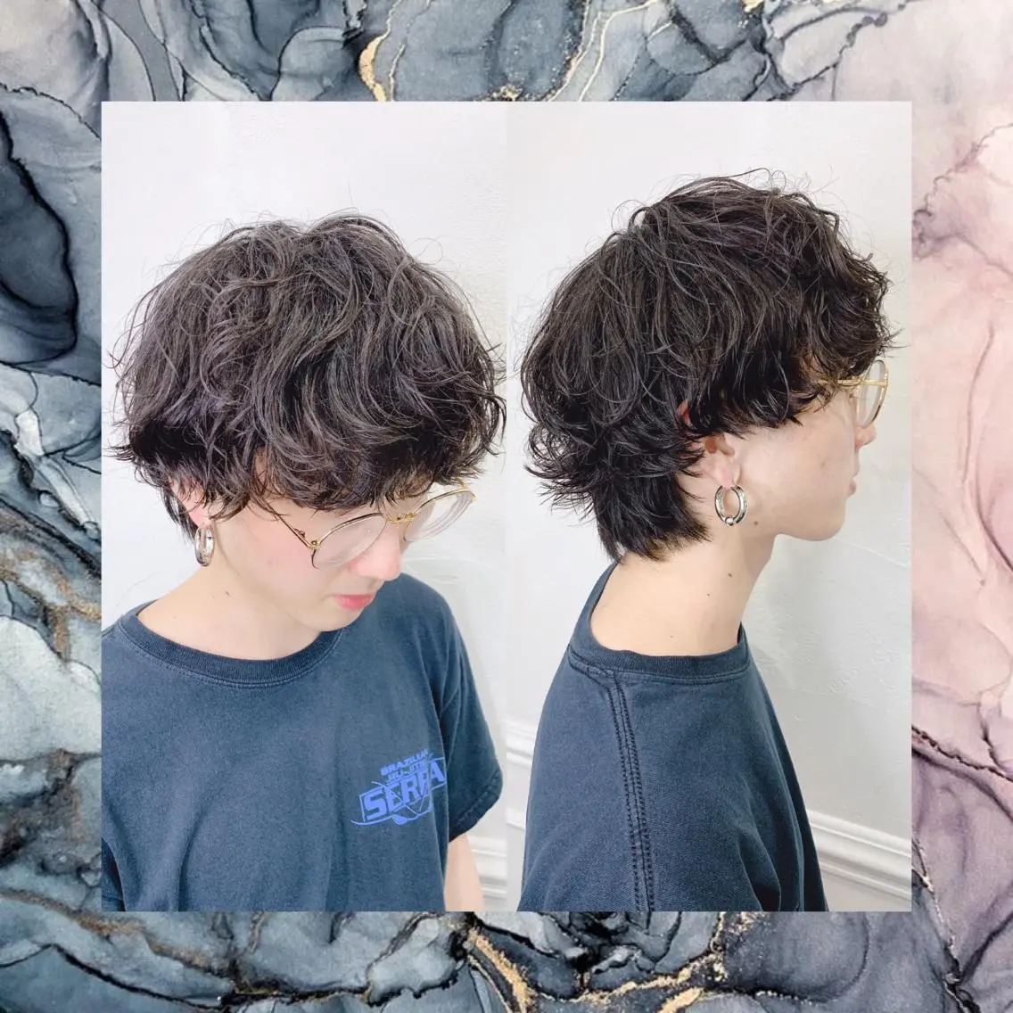 ショート パーマ ヘアアレンジ メンズ メンズスタイル ly本厚木のヘアスタイル
