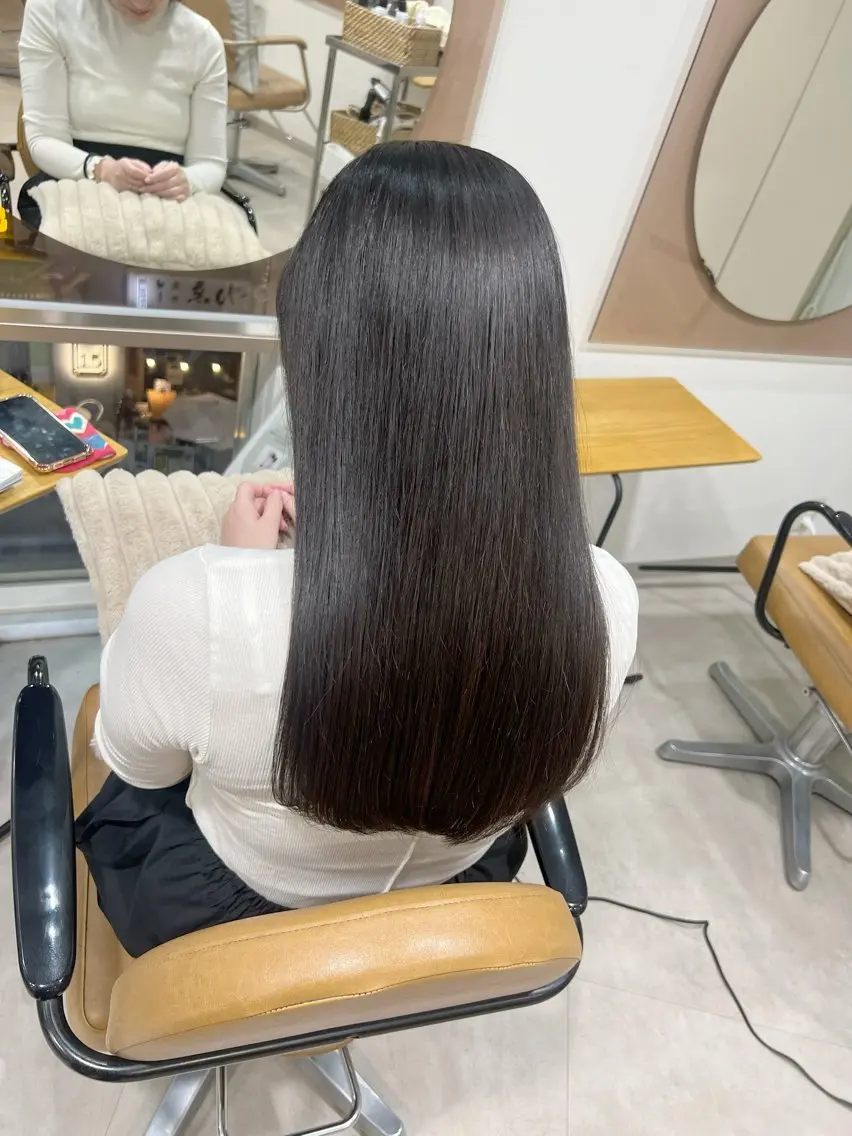 ロング トリートメント ハラダユウカ flower西明石店のヘアスタイル
