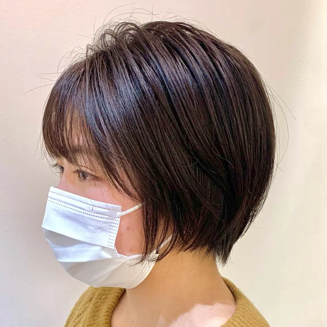 ショート カラー カット ヘアカラー トリートメント tasty priv ate gardenのヘアスタイル