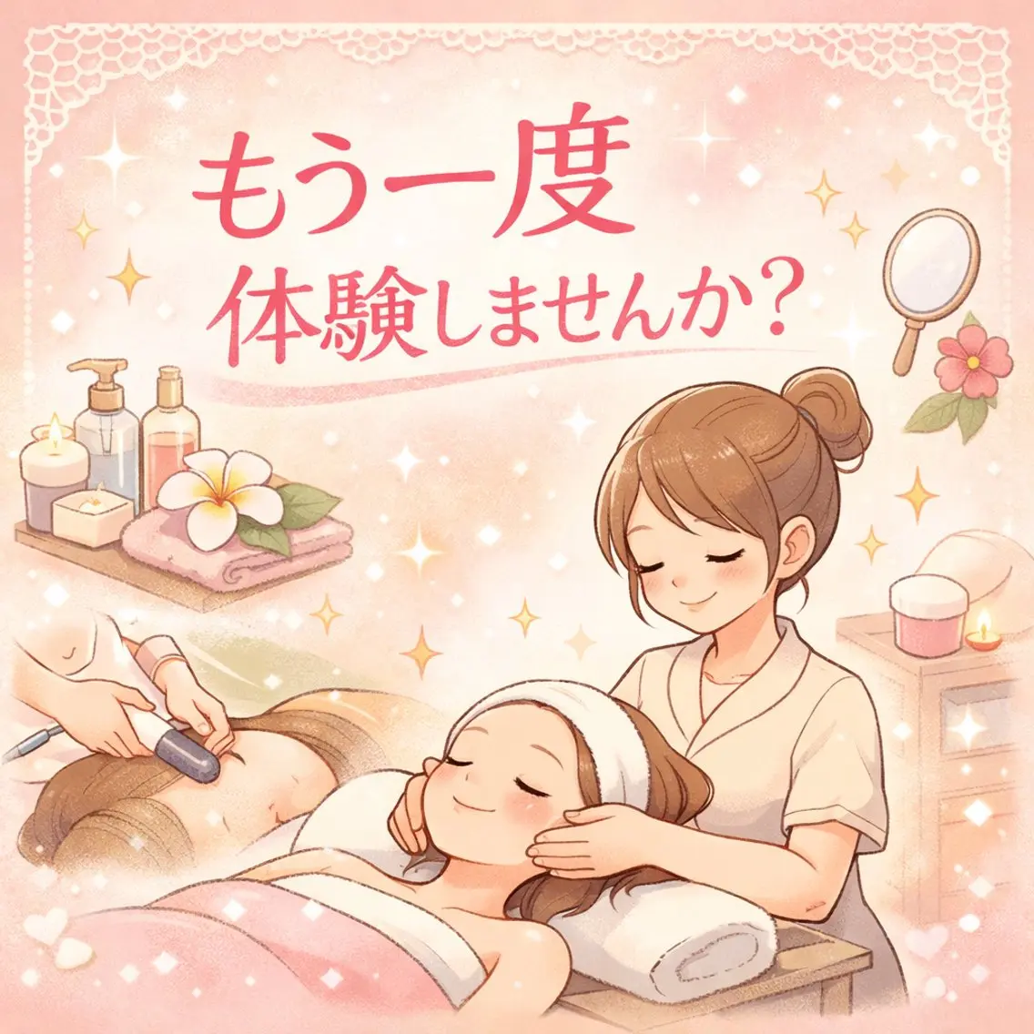 メナードのエステを受けたことある方❣️再トライアルエステ💆♀️でもう一度エステを体験🐣の写真