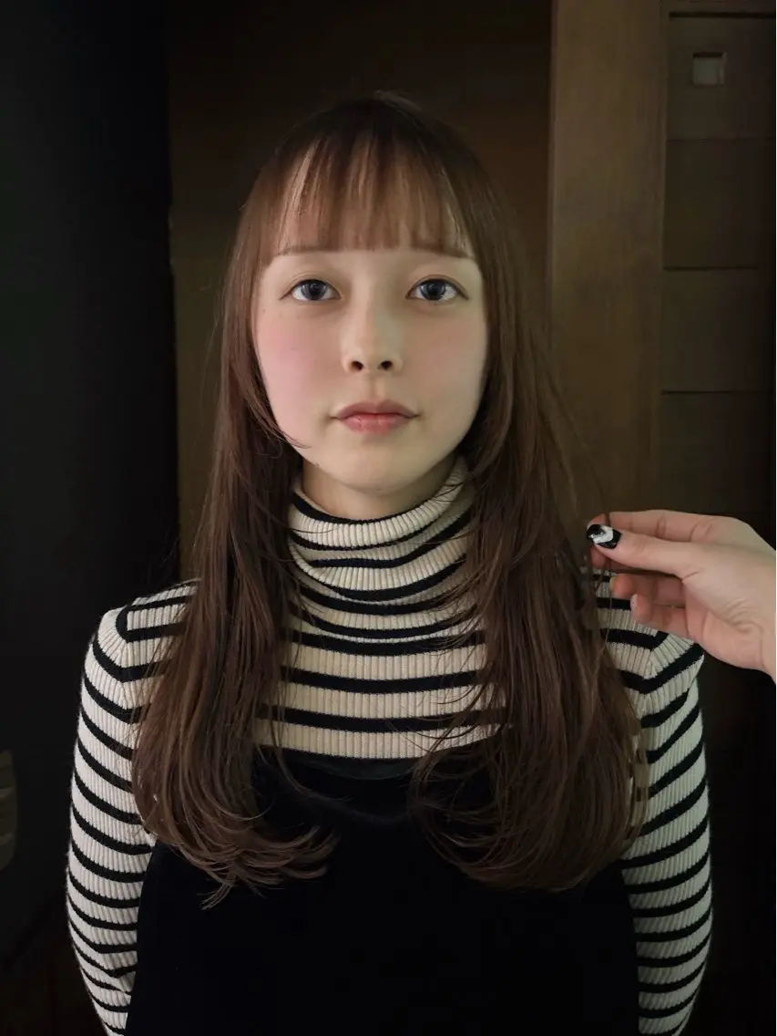 ロング レイヤーカット TAP /金沢市 瀧川優羽 ໒꒱· ﾟのヘアスタイル