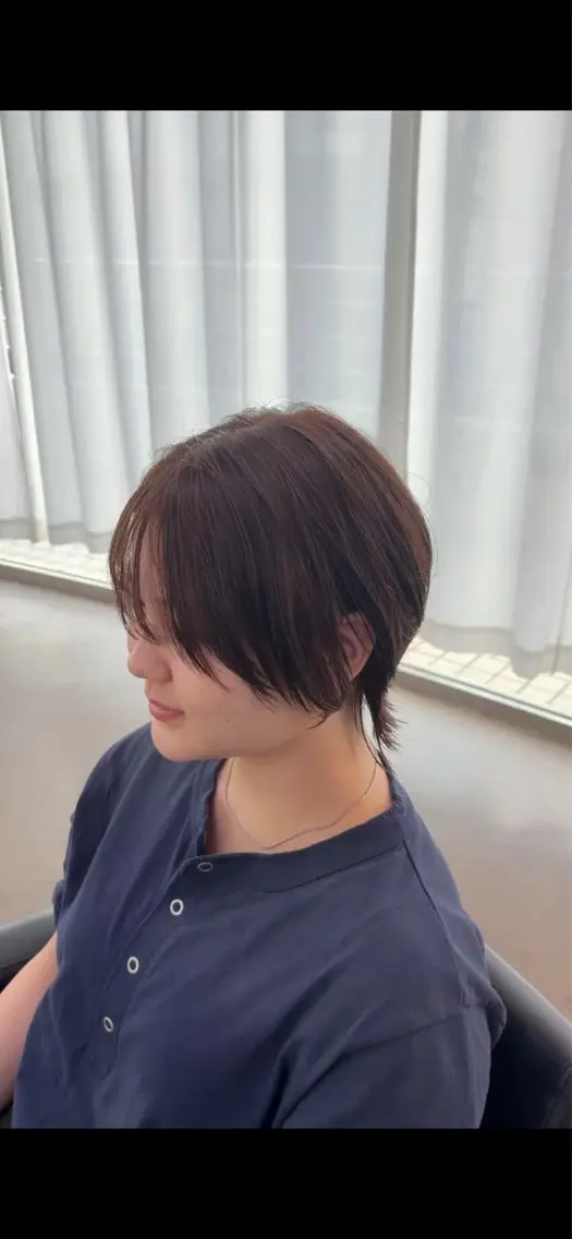 ショート 川元 春奈のヘアスタイル