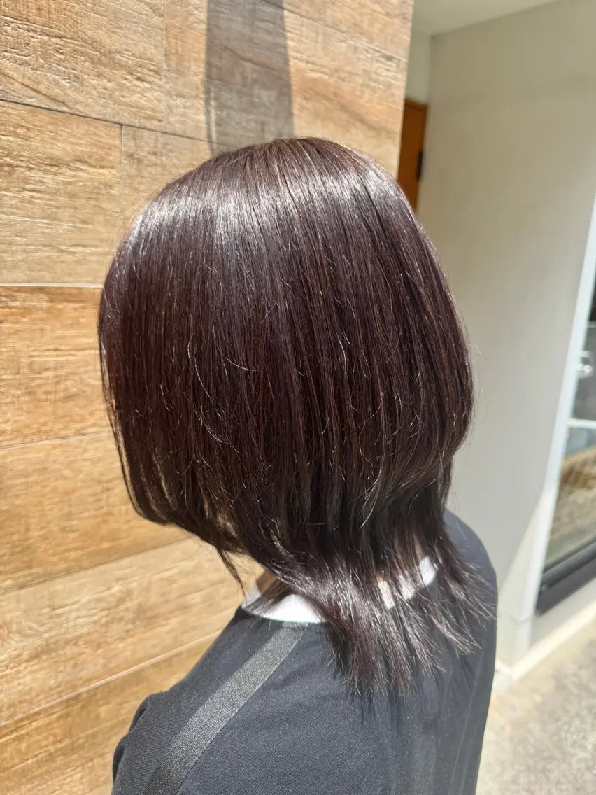 ミディアム Kaori🌈透明感 カラー / 髪質改善のヘアスタイル