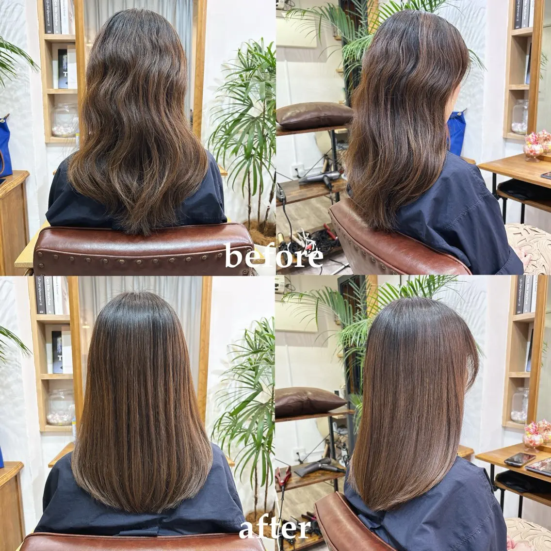 ミディアム 髪質改善 縮毛矯正 トリートメント 【赤坂】髪質改善✨ 矢口嵩人のヘアスタイル