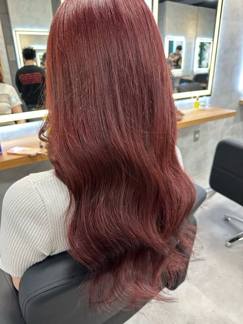 ロング カラー ヘアアレンジ メンズ 🤍透明感カラー🤍 似合わせ🤍AINEのヘアスタイル