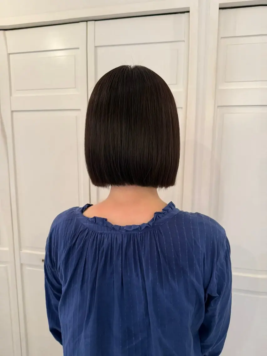 ショート パーマ 縮毛矯正 升方 楓のヘアスタイル