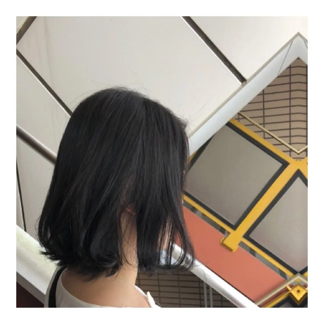 ミディアム カラー ヘアアレンジ 透明感カラー ダークグレー Joshua /パーソナル髪質改善のヘアスタイル