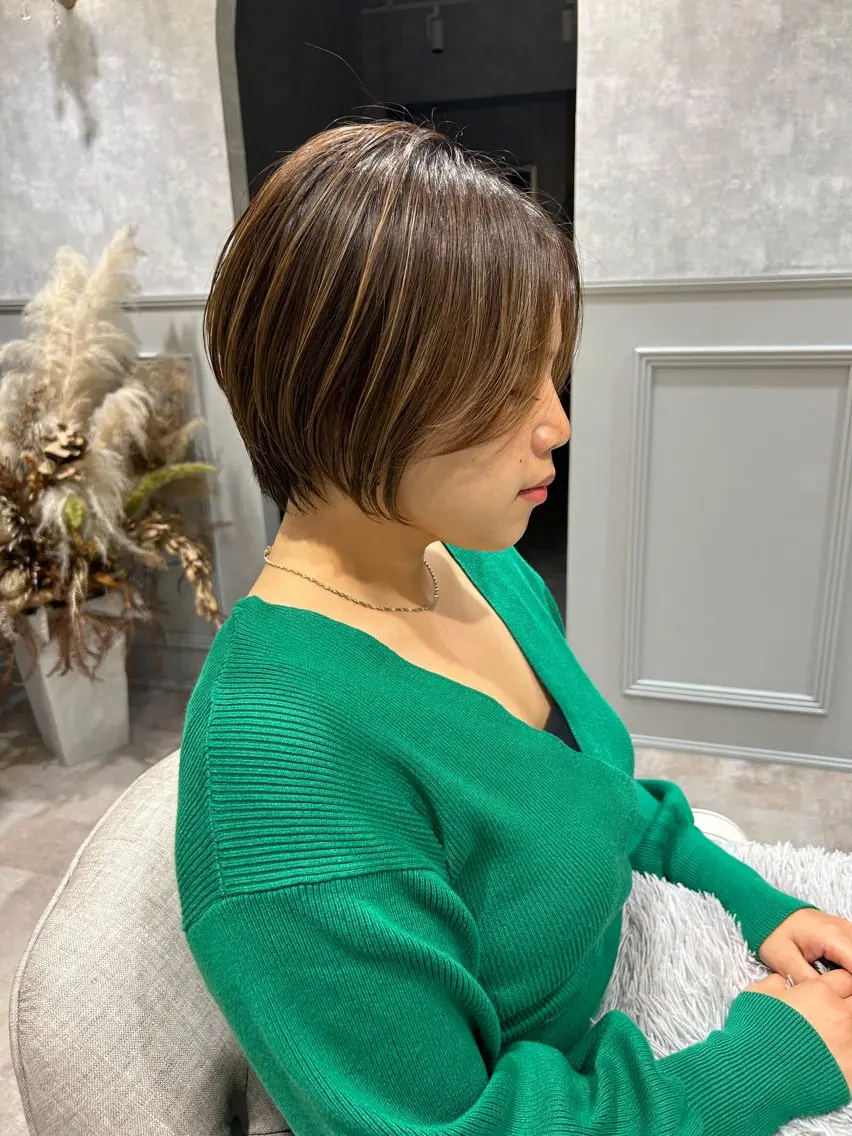 ショート 小野 明日香のヘアスタイル