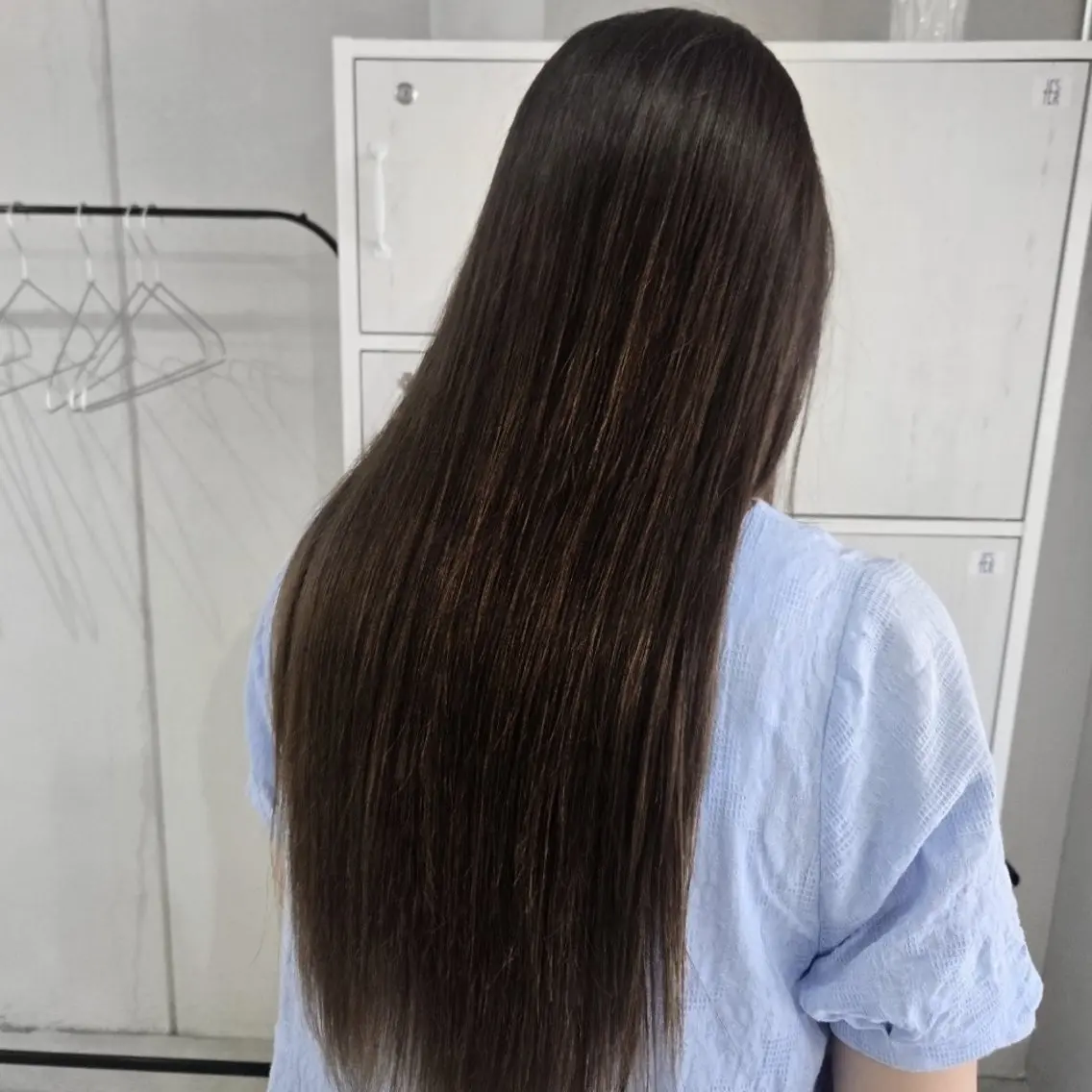 ロング 髪質改善 カット ヘアカラー 艶髪縮毛矯正×透明感 カラー◎mikuのヘアスタイル