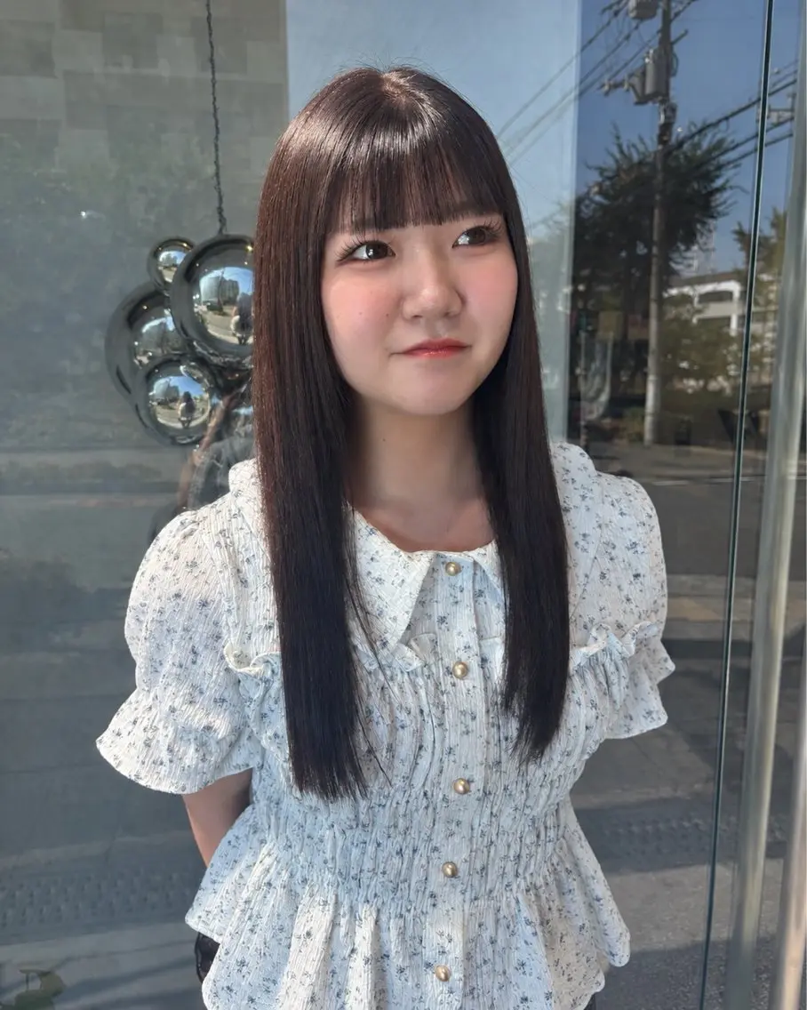【ご新規様限定🫧】サラツヤストレート+カットの写真