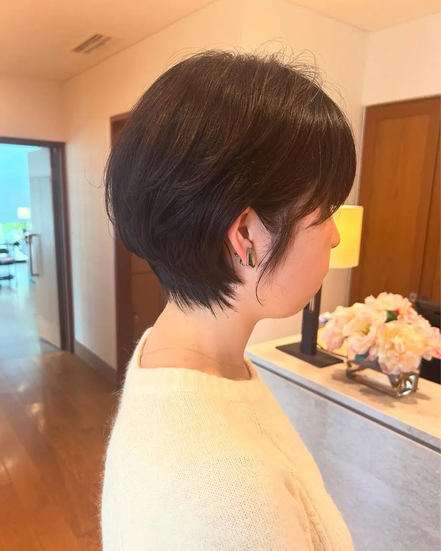 ショート ショートヘア 安藤 真衣香のヘアスタイル