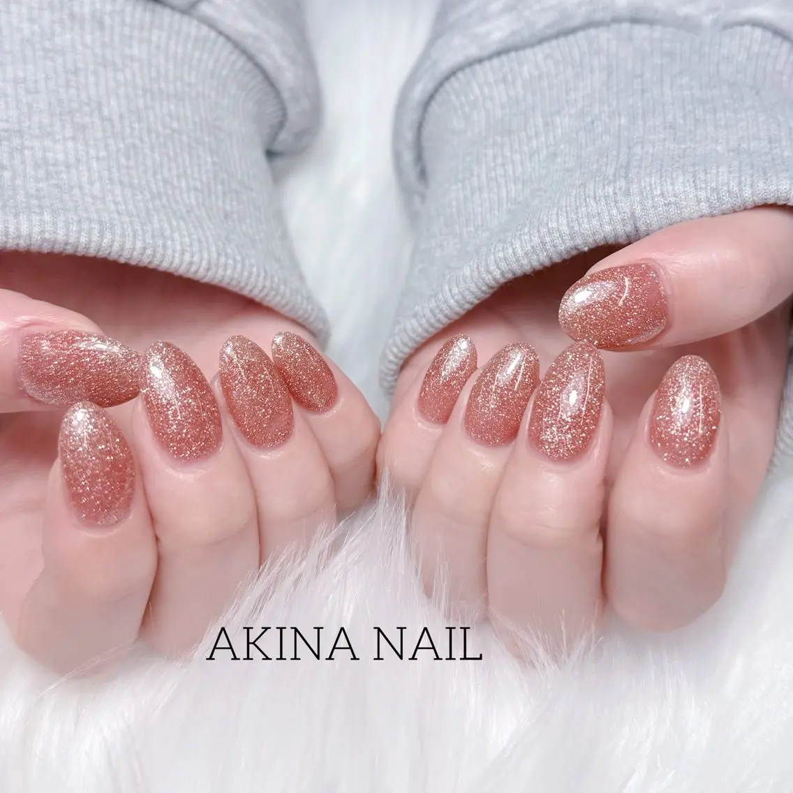 ミディアム ハンドネイル Akina Nail 亀戸のネイルデザイン