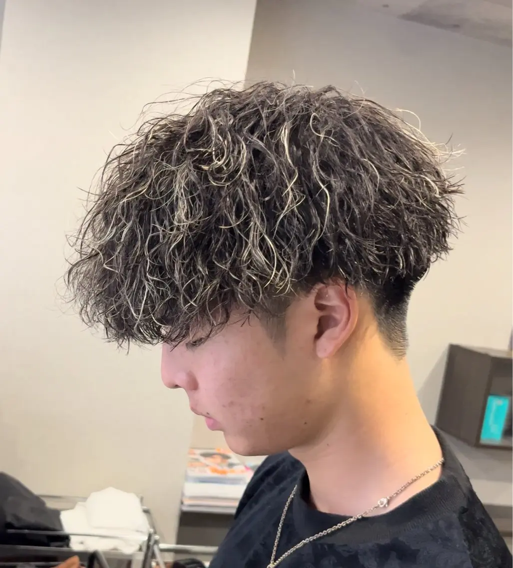 パーマ メンズ カット パーマ TAKU メンズパーマのヘアスタイル