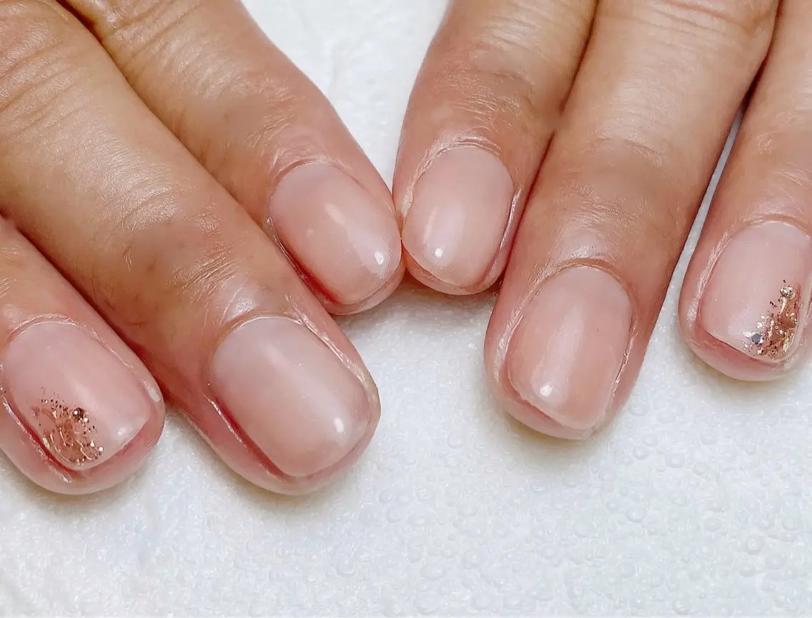 ネイル ニュアンスネイル Nail Salon K 🧸美爪育成のネイルデザイン