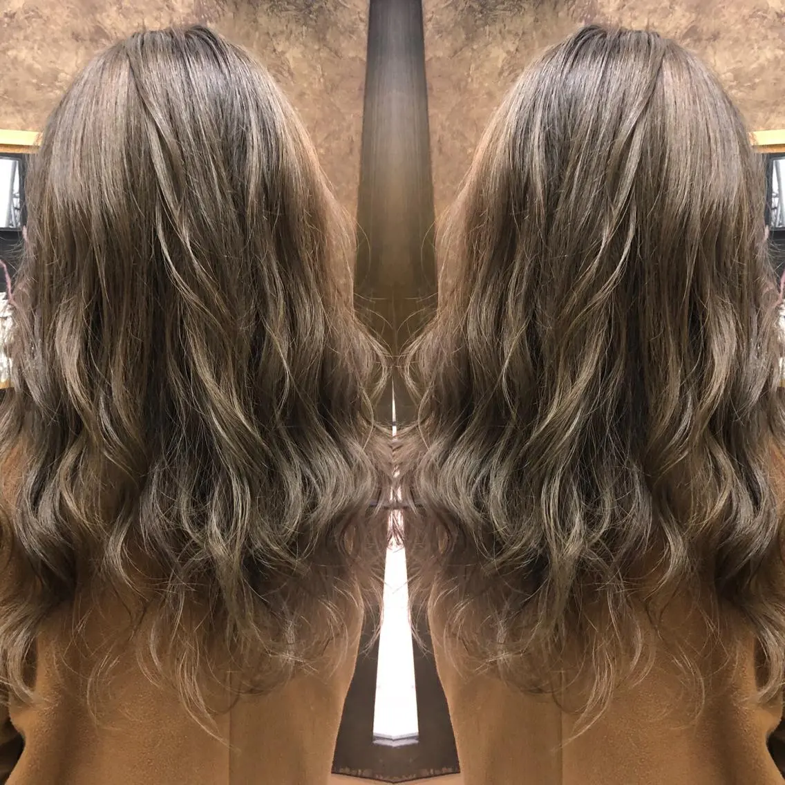ミディアム カラー カット ヘアカラー トリートメント ♡美髪•艶髪♡砂川 なつきのヘアスタイル