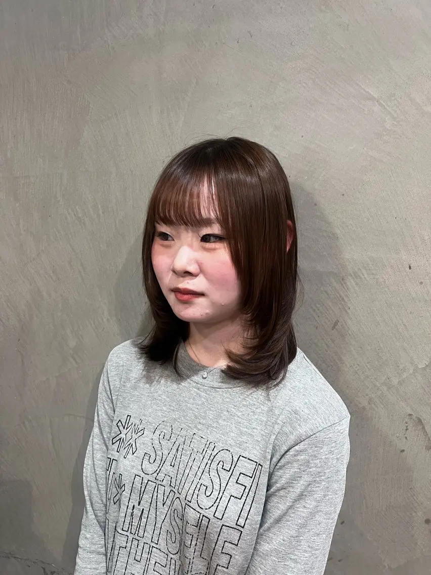 【第2、4月曜日限定】艶カラー🎀+カット+トリートメントの写真