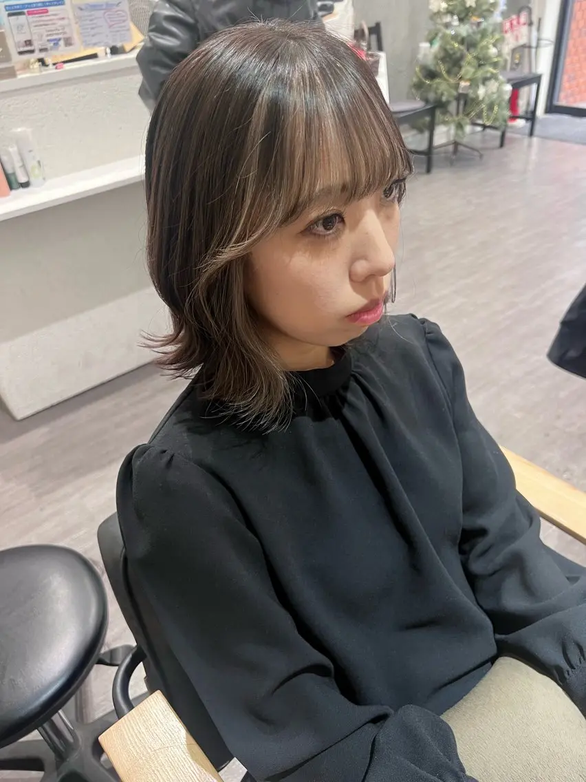ミディアム カット ヘアカラー トップスタイリスト/ アユミのヘアスタイル