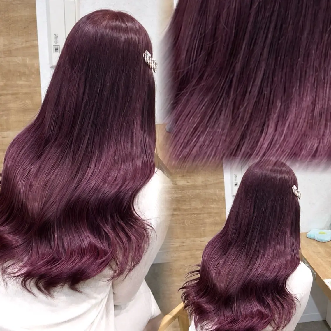 🖤明るくしたい方🖤高発色ブリーチありダブルカラー➕外部トリートメント🫧の写真