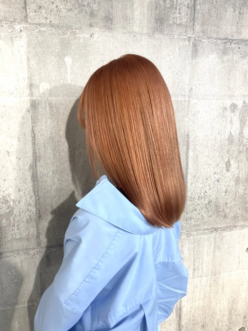 セミロング カット ヘアカラー Maison 寺尾拓朗のヘアスタイル