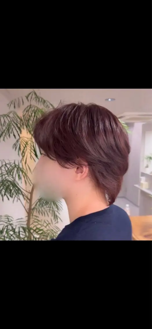 ショート カラー キッズ ブラウンカラー ヘアカラー トリートメント 🍑トレンドカラー 🍑横浜のヘアスタイル