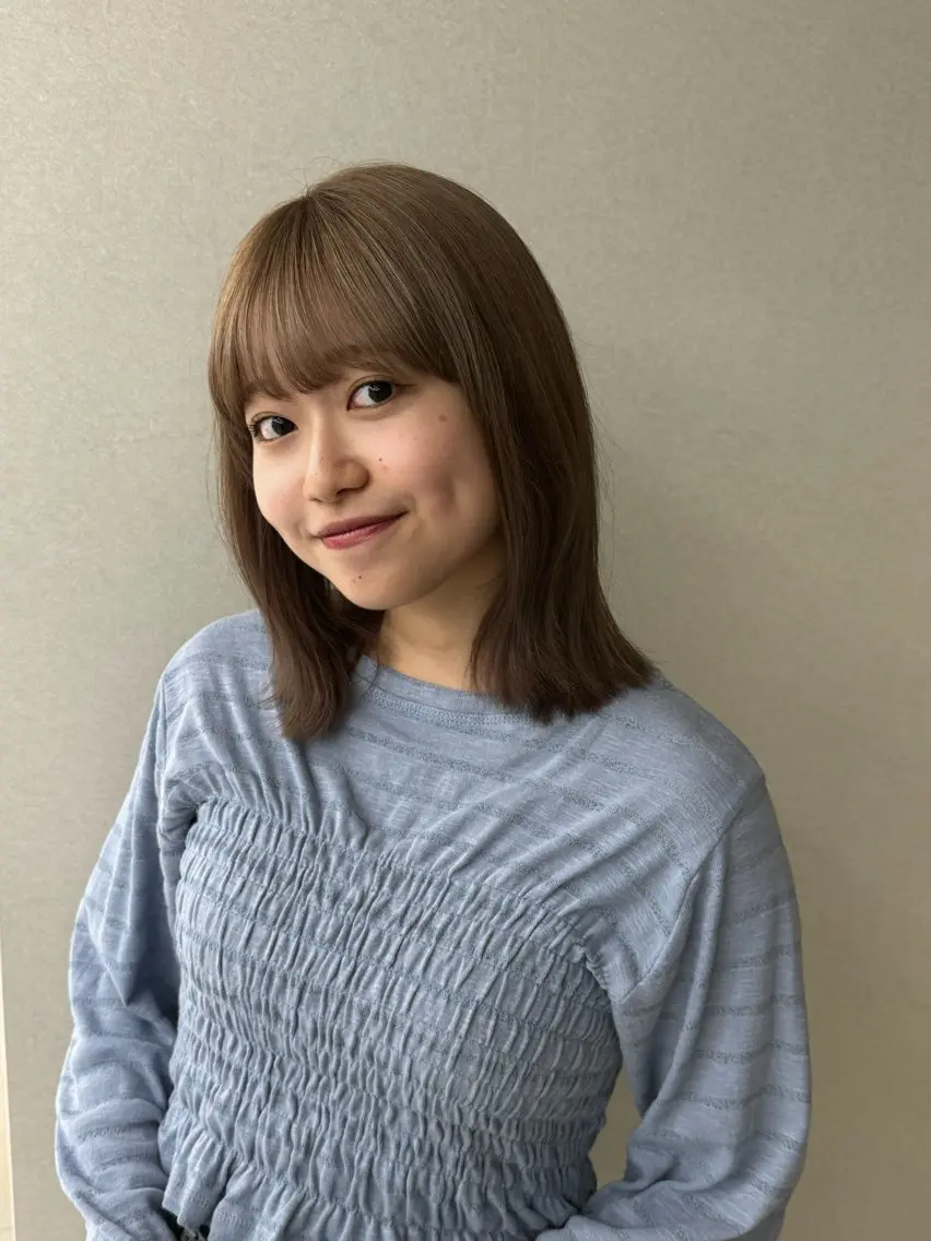 ミディアム 銀座☀️ボブ美容師 佐藤ルイのヘアスタイル
