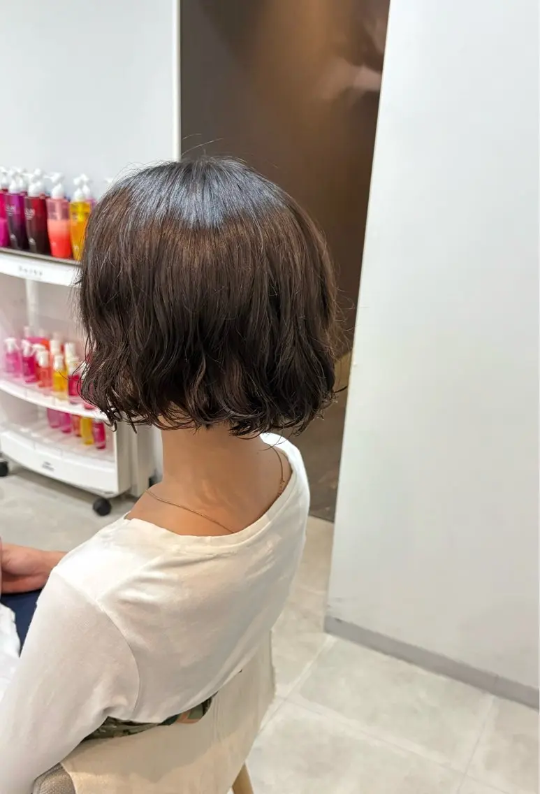 【長持ち】カット+デジタルパーマ+オージュアトリートメント+超浸透ケアの写真