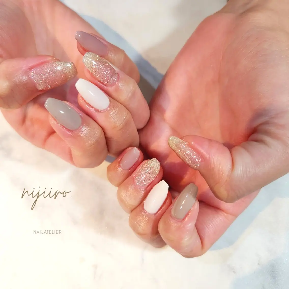 ネイル ハンドネイル nijiiro🌈 サトウのネイルデザイン