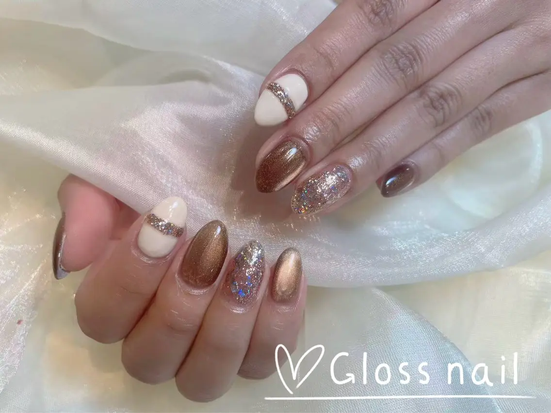 ネイル ハンドネイル miho🍎 Gloss nailのネイルデザイン