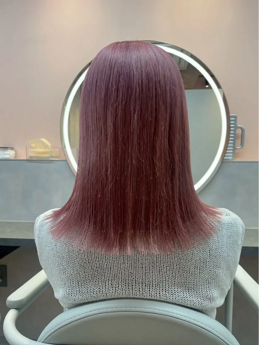 ミディアム カラー ヘアカラー three_ ナオキのヘアスタイル