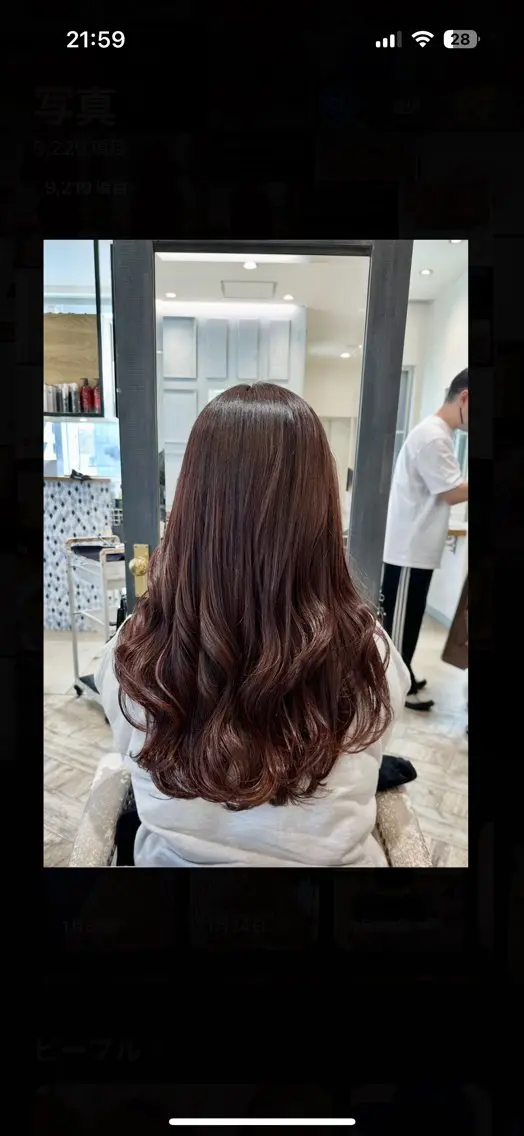 ロング カット ヘアカラー トリートメント 川上有海 🦋透明感カラー🦋のヘアスタイル