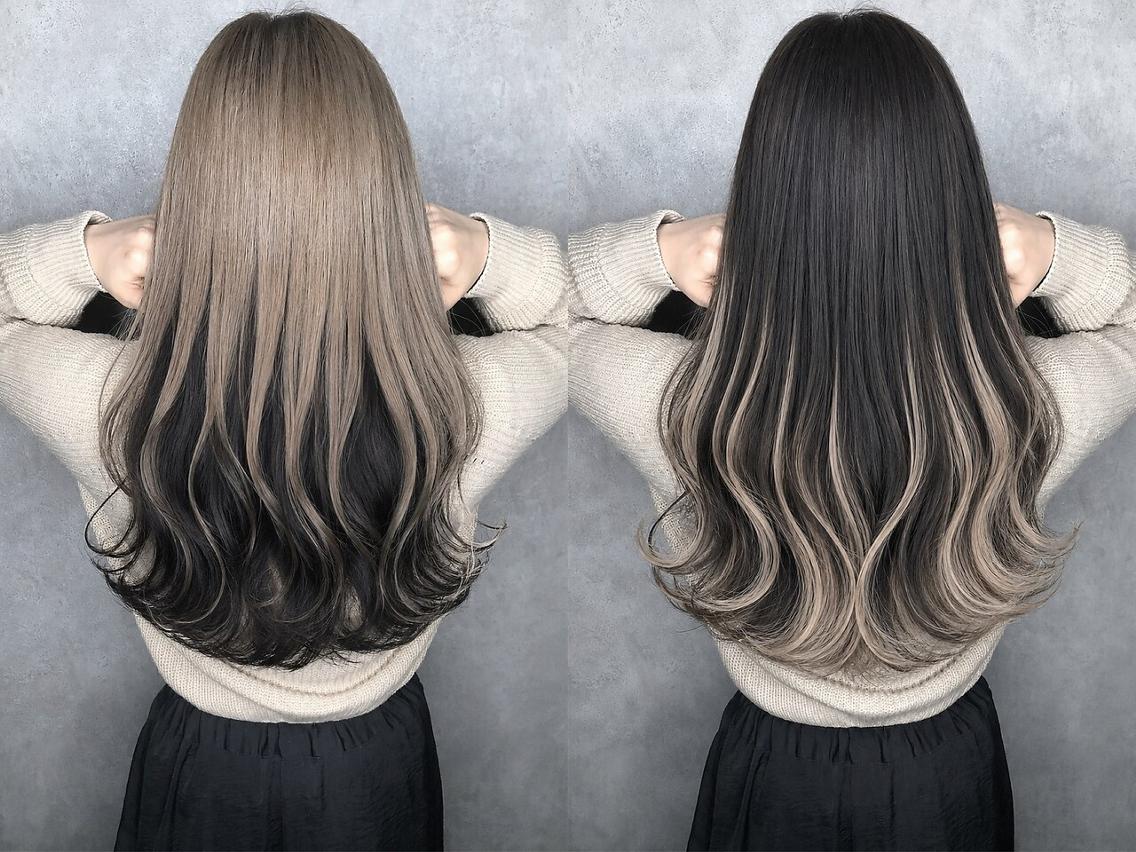 インナーカラーorアンブレラカラー【ケアブリーチ1回】＆全体カラー＆髪質改善3stepトリートメントの写真
