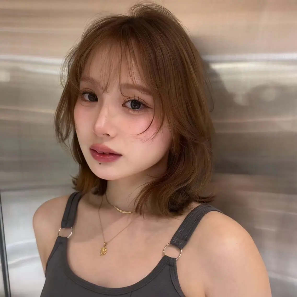 ミディアム ボブ 新宿/ローレイヤー/ kurea🎀のヘアスタイル
