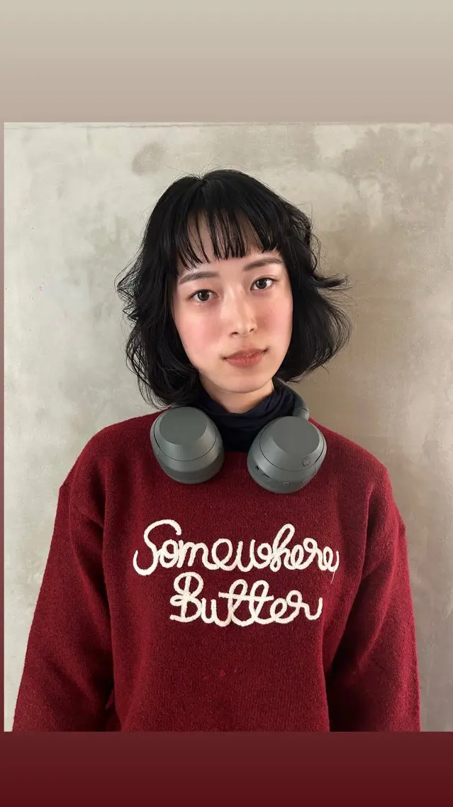 ミディアム カラー カット ヘアカラー タナカ カナ🫧のヘアスタイル