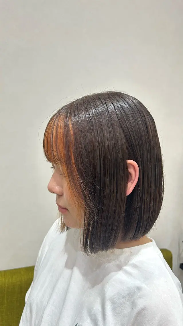 カラー 嶋田 和花のヘアスタイル