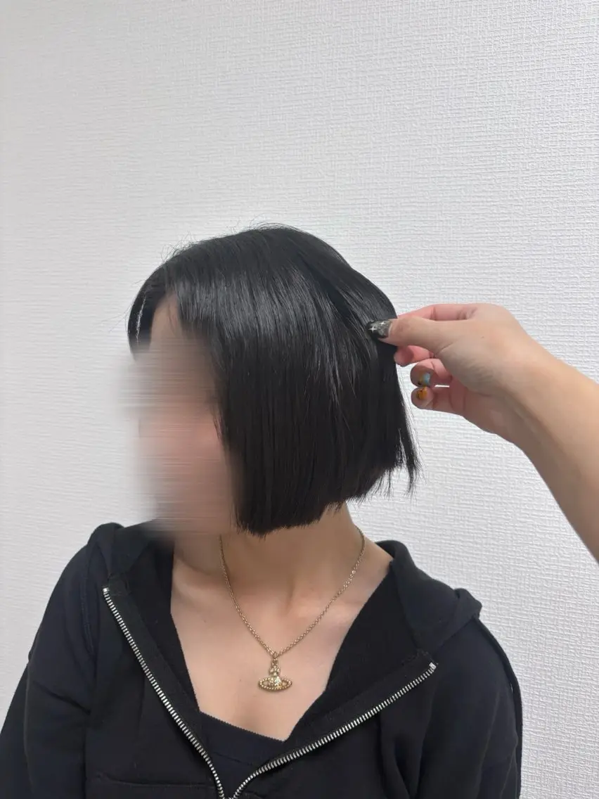 ショート 韓国うる艶ハイトーン 💙ayana💙のヘアスタイル