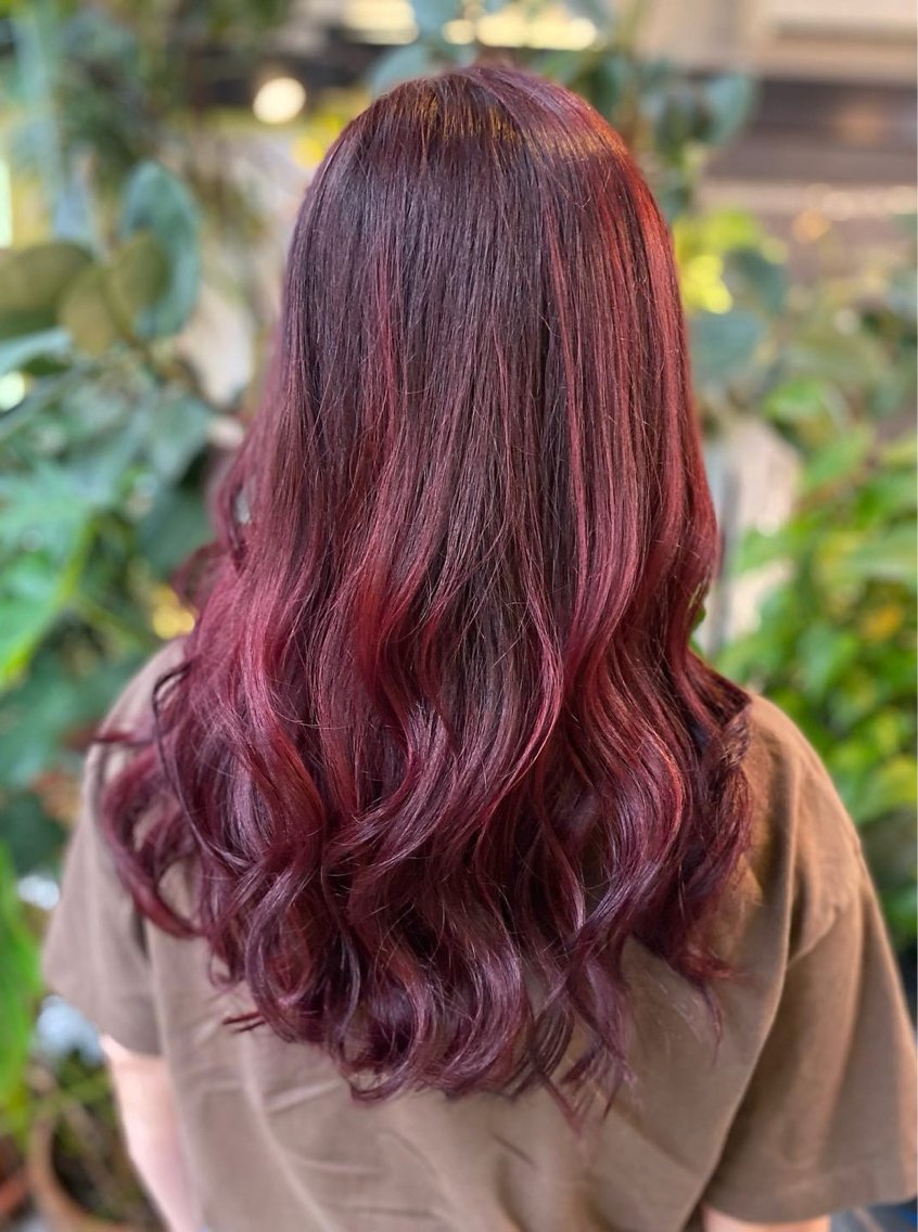 セミロング カラー バレイヤージュ レイヤーカット カット 縮毛矯正 トリートメント GAKU【メンズ カット/パーマ】のヘアスタイル