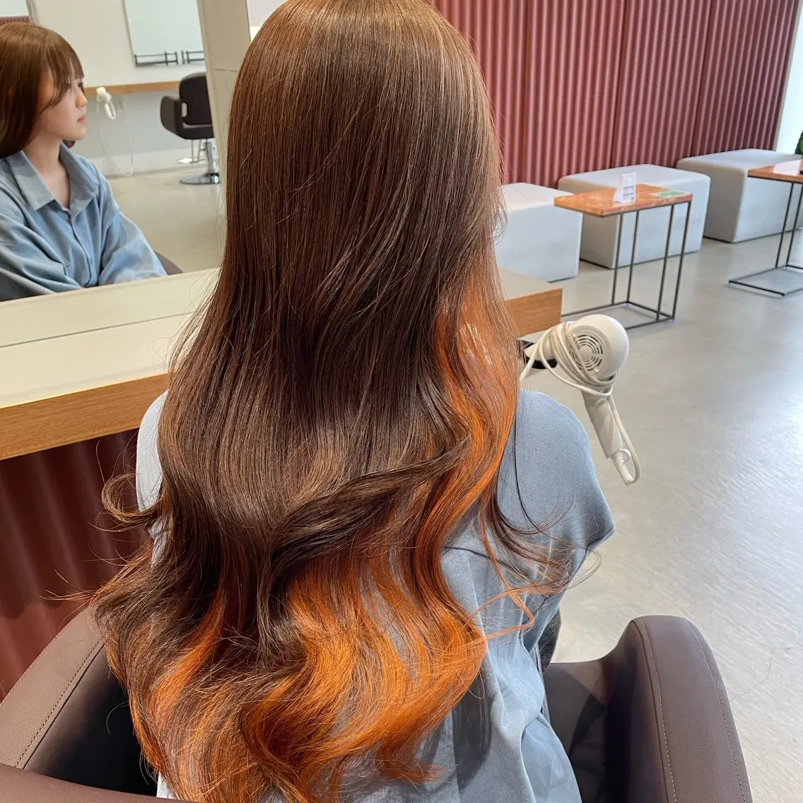 ロング カット ヘアカラー トリートメント 北九州美容室 🕊️わかな✂︎のヘアスタイル