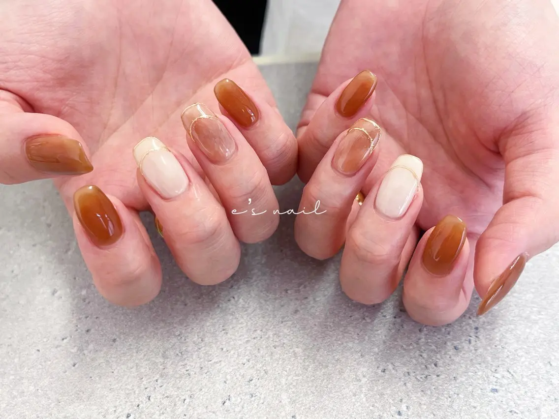 ネイル e’s nail Lumièreのネイルデザイン
