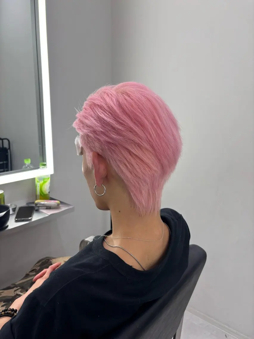 ショート カラー メンズ カット ヘアカラー TACE AYANOのヘアスタイル