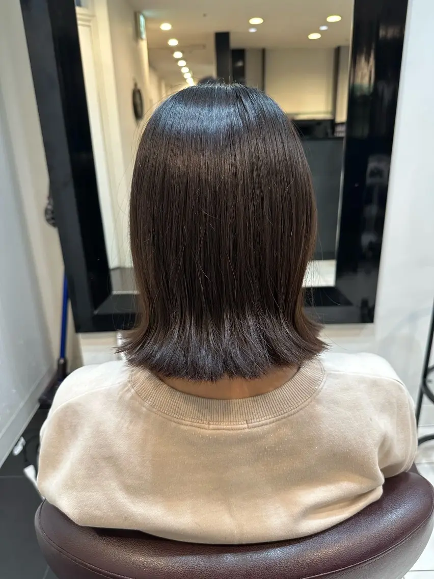 セミロング 中村 裕希のヘアスタイル