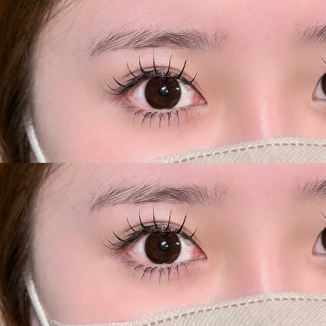 フラットラッシュ140〜160本➕下エク40本🌟コーティング付き✨の写真