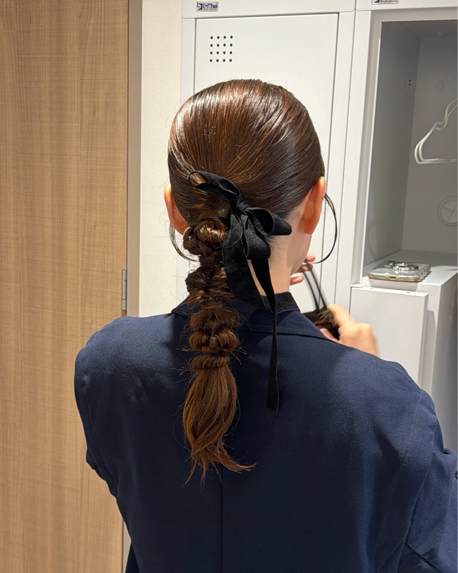 ミディアム ヘアアレンジ SALOWIN名古屋 本山 / NAOのヘアスタイル